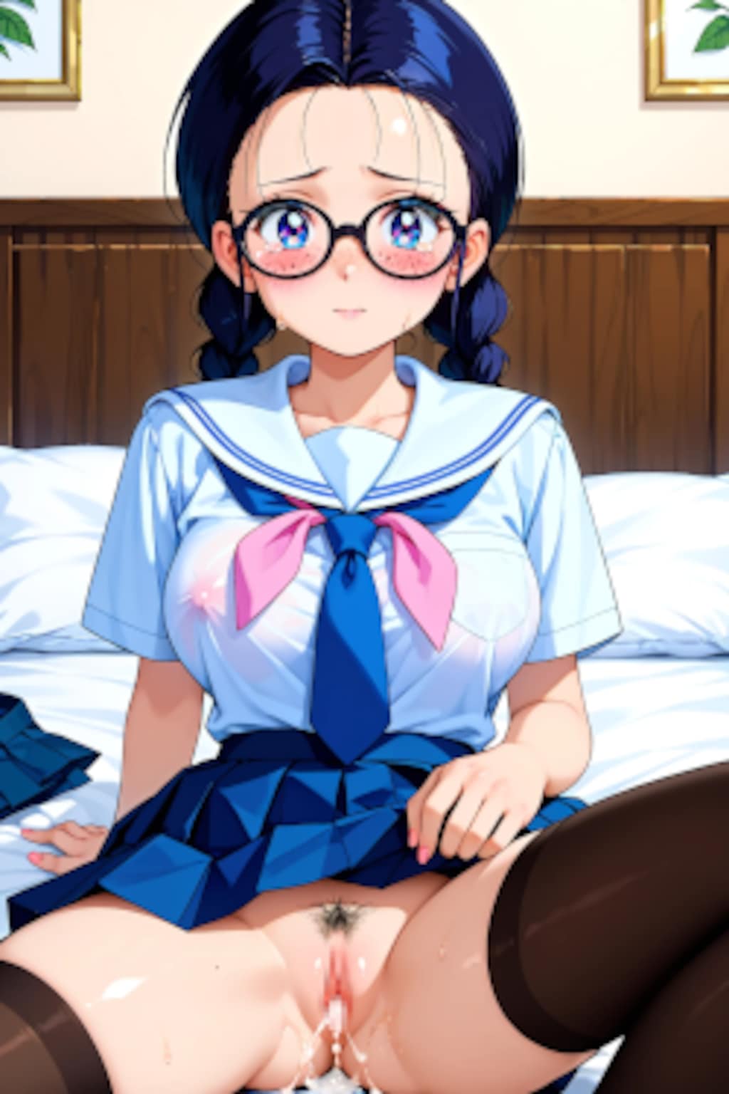 三つ編みそばかす巨乳眼鏡娘～元気な赤ちゃん産んでね♪～