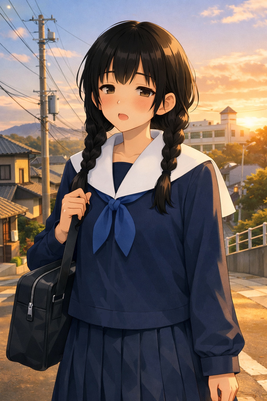 徳島の女子高生