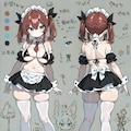 Maid Bikini Reference Sheet 4枚目