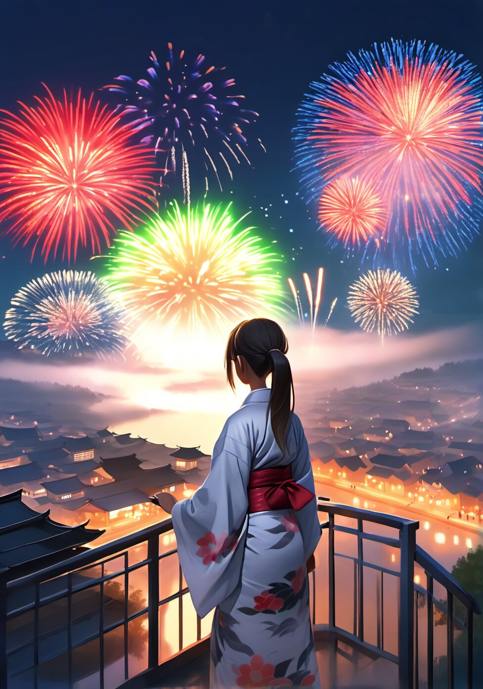 花火大会 | の人気AIイラスト・グラビア