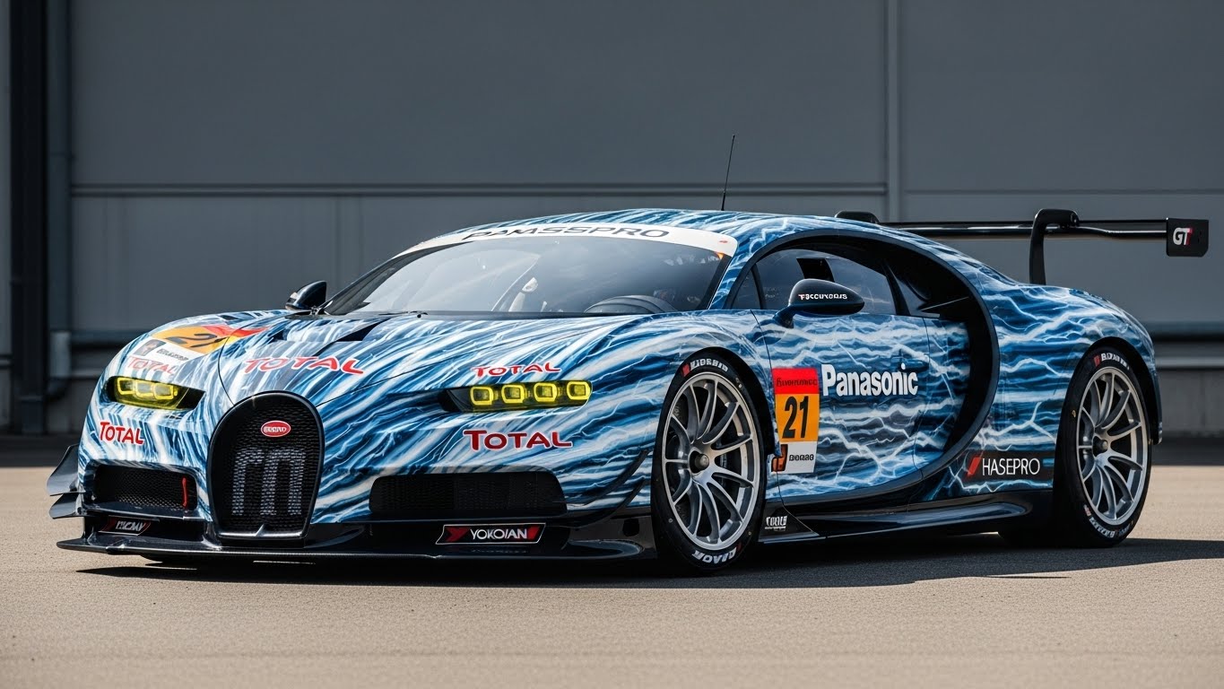 Panasonicブガッティビジョングランツーリスモレーシングカー | の人気AIイラスト・グラビア