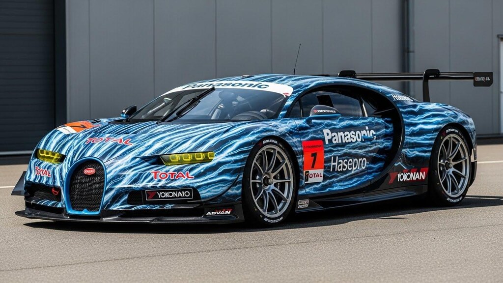 Panasonicブガッティビジョングランツーリスモレーシングカー