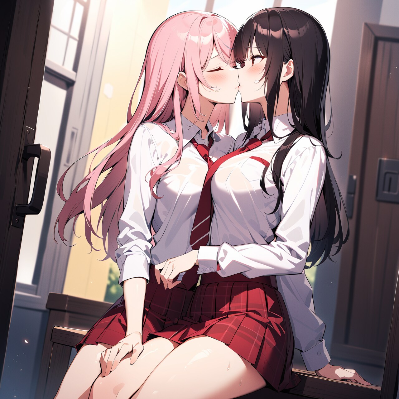 百合キス❤