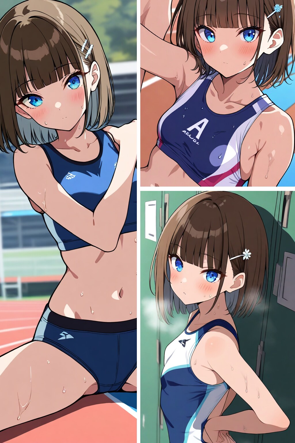 陸上部の少女