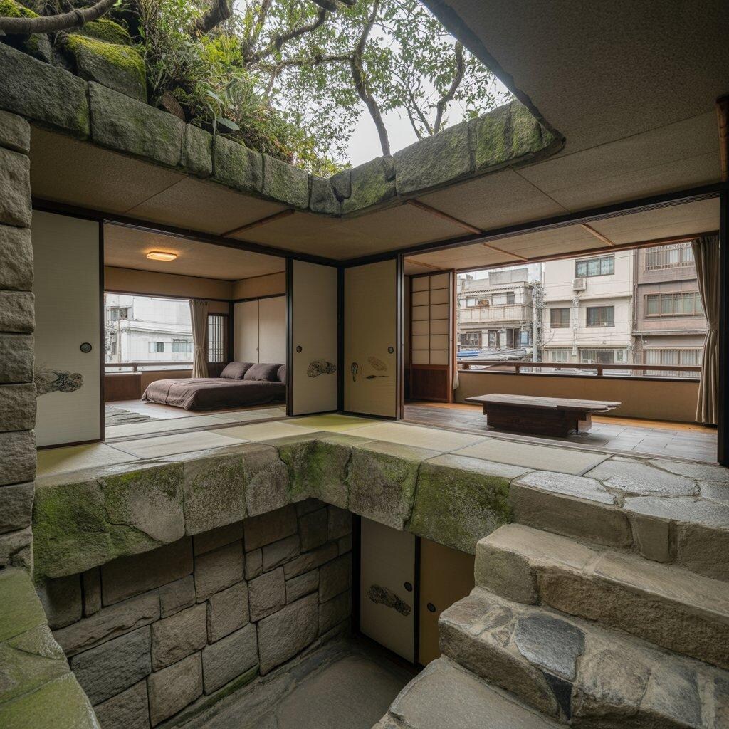 マチュピチュ風のアパート