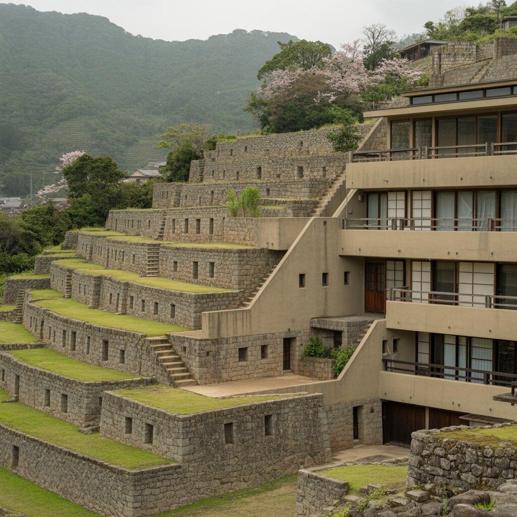 マチュピチュ風のアパート