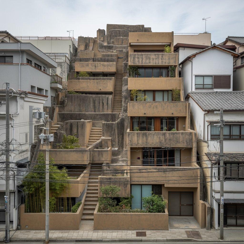 マチュピチュ風のアパート