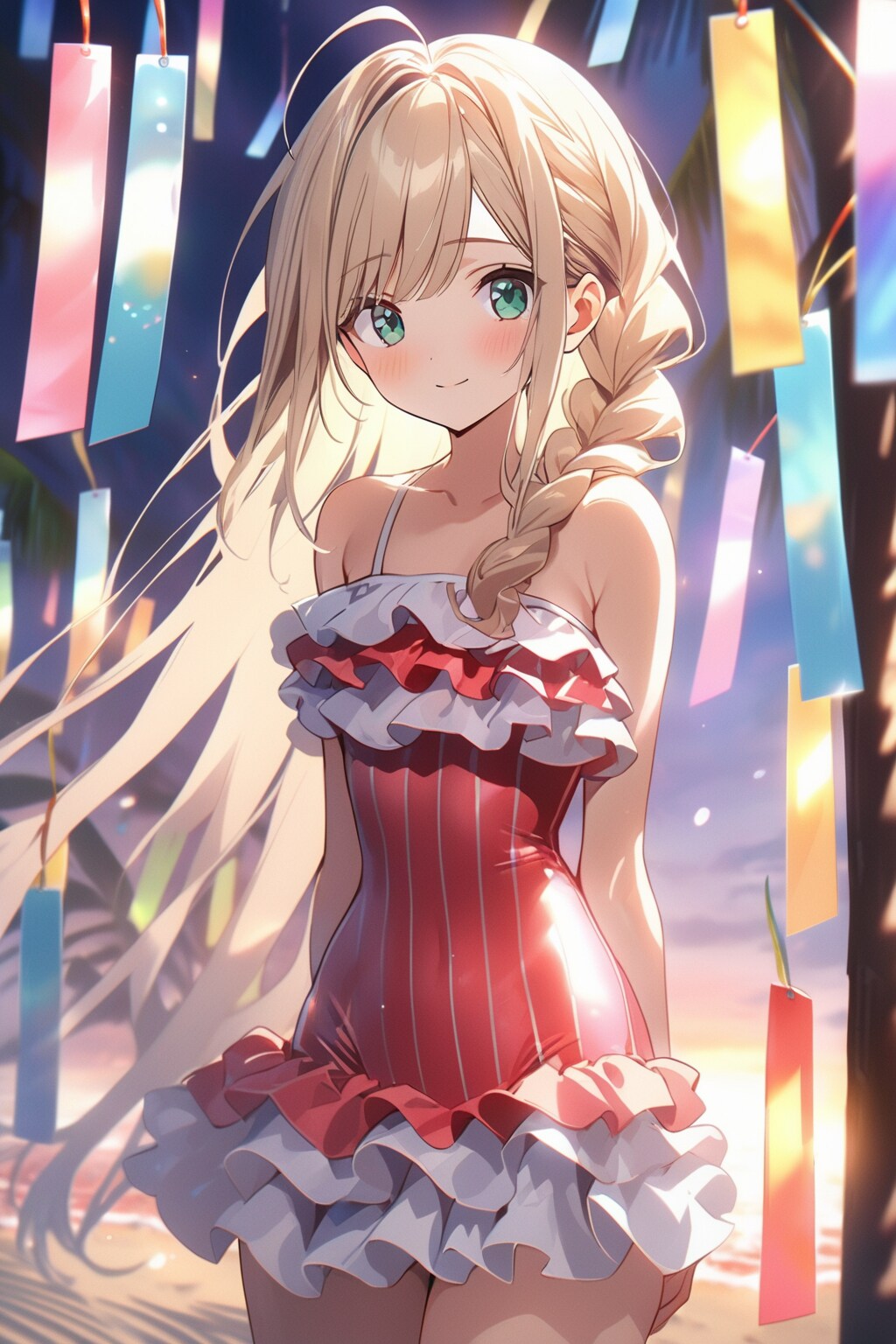 七夕テイスト水着オリシアちゃん♪