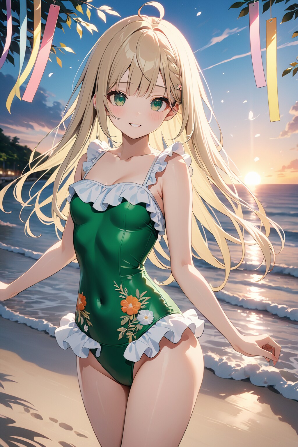 七夕テイスト水着オリシアちゃん♪