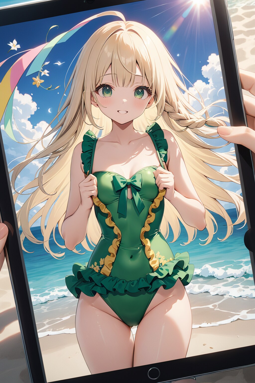 七夕テイスト水着オリシアちゃん♪