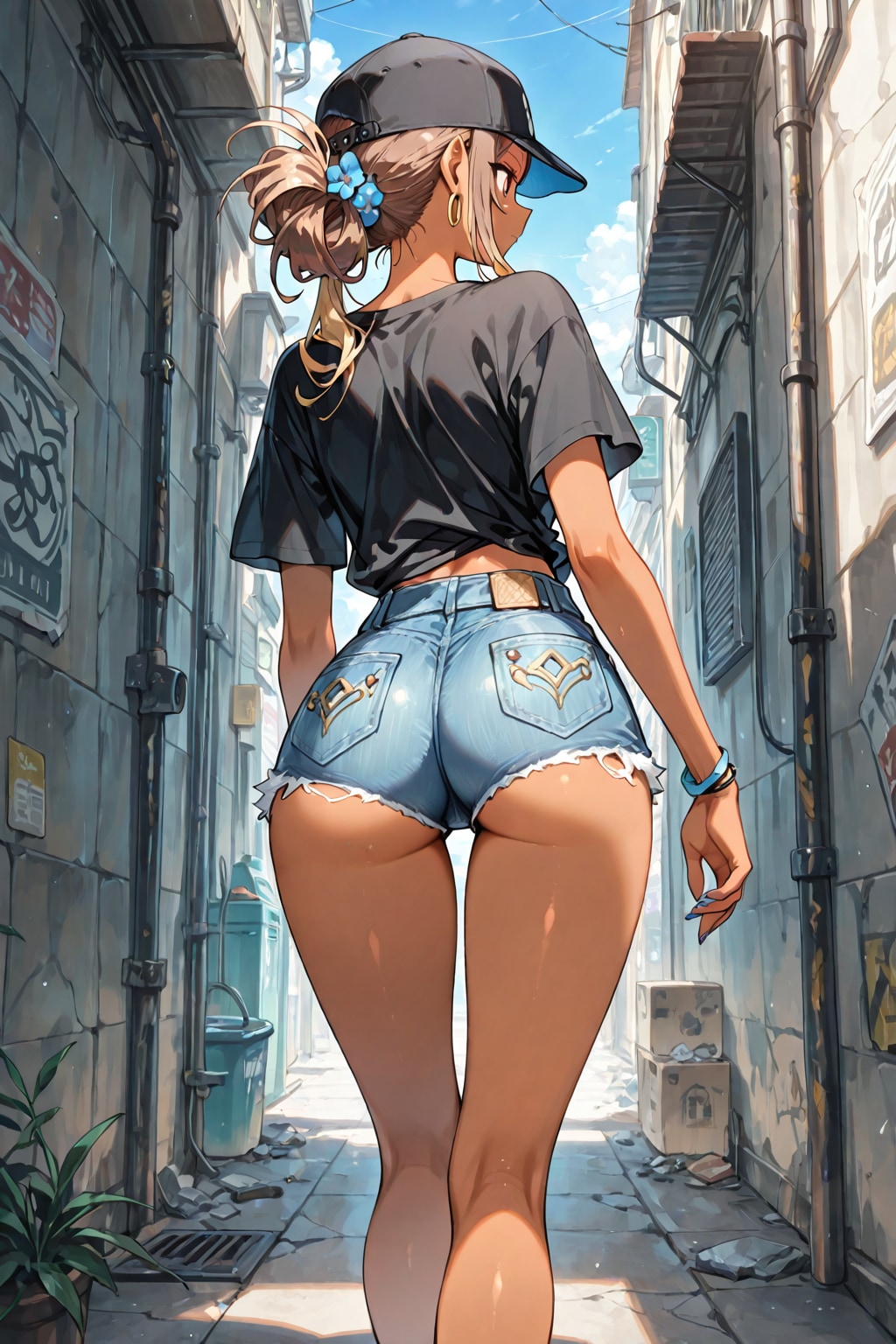 ホットな後ろ姿