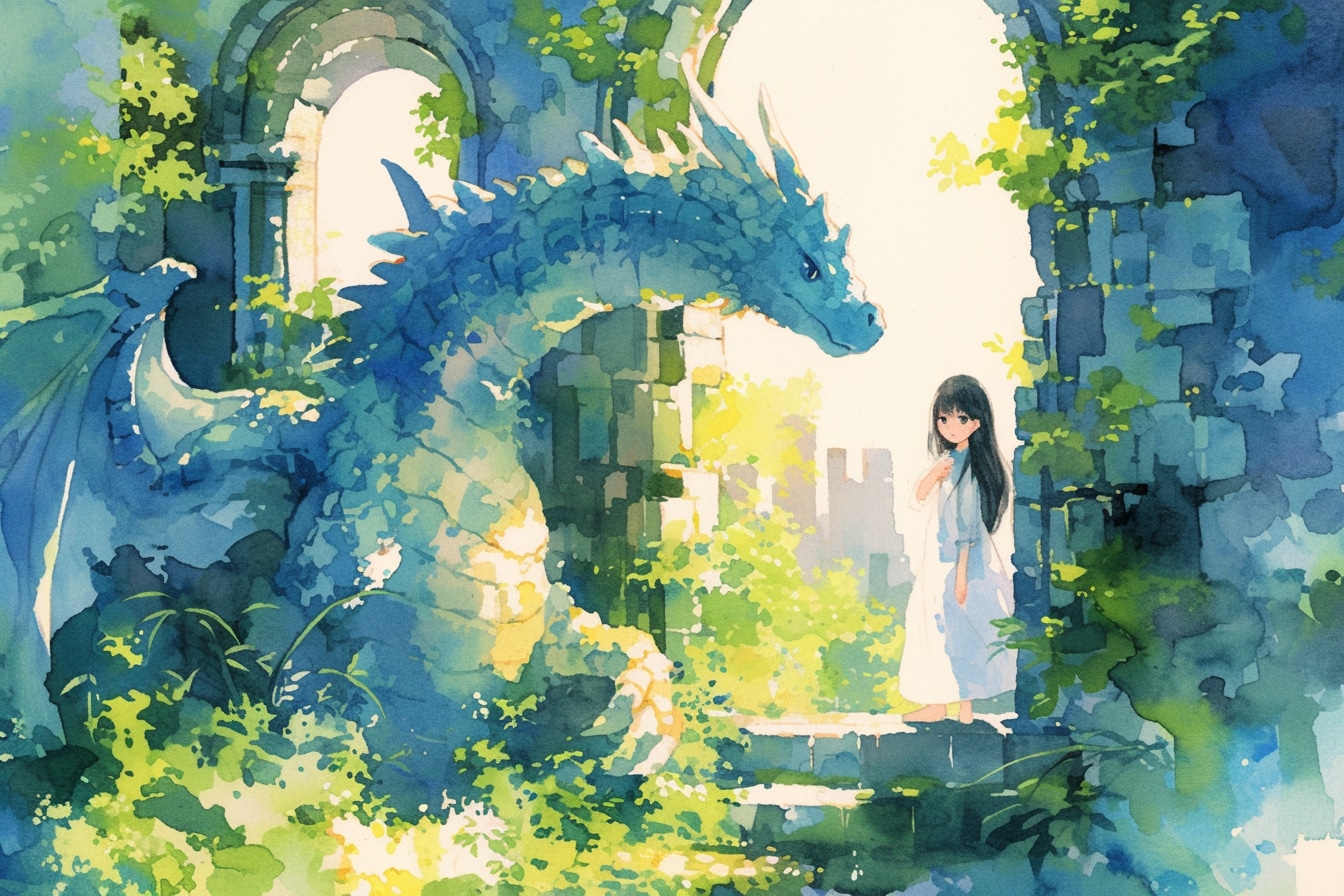 ドラゴンと少女（竜騎士）109 | の人気AIイラスト・グラビア