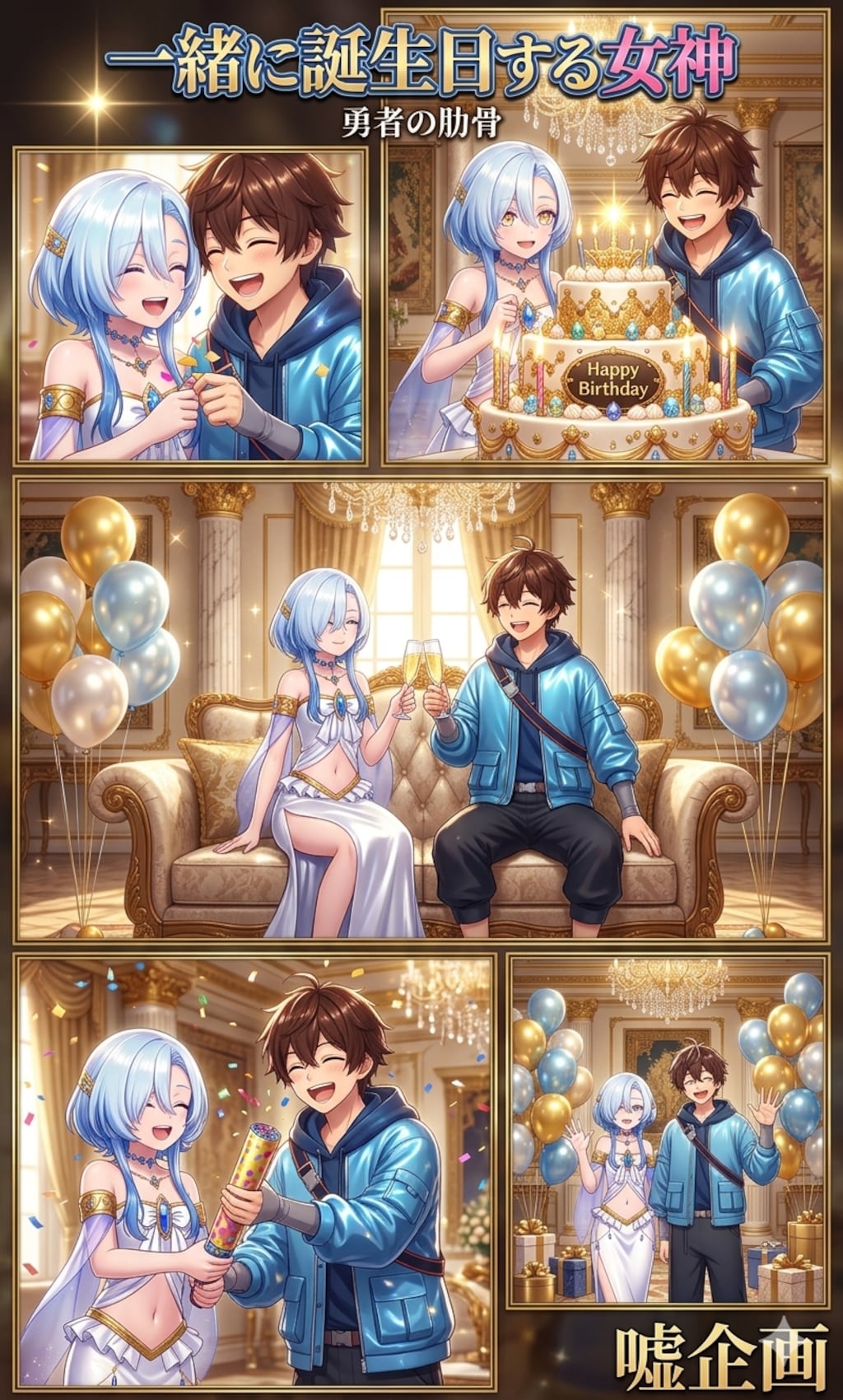 一緒に誕生日する女神　勇者の肋骨