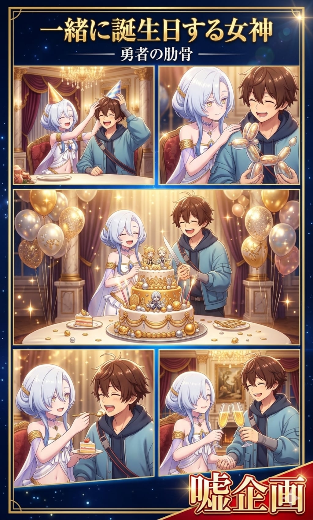 一緒に誕生日する女神　勇者の肋骨