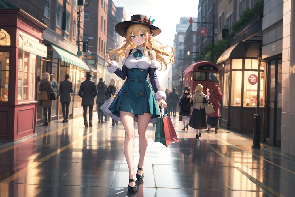 観光地でショッピング