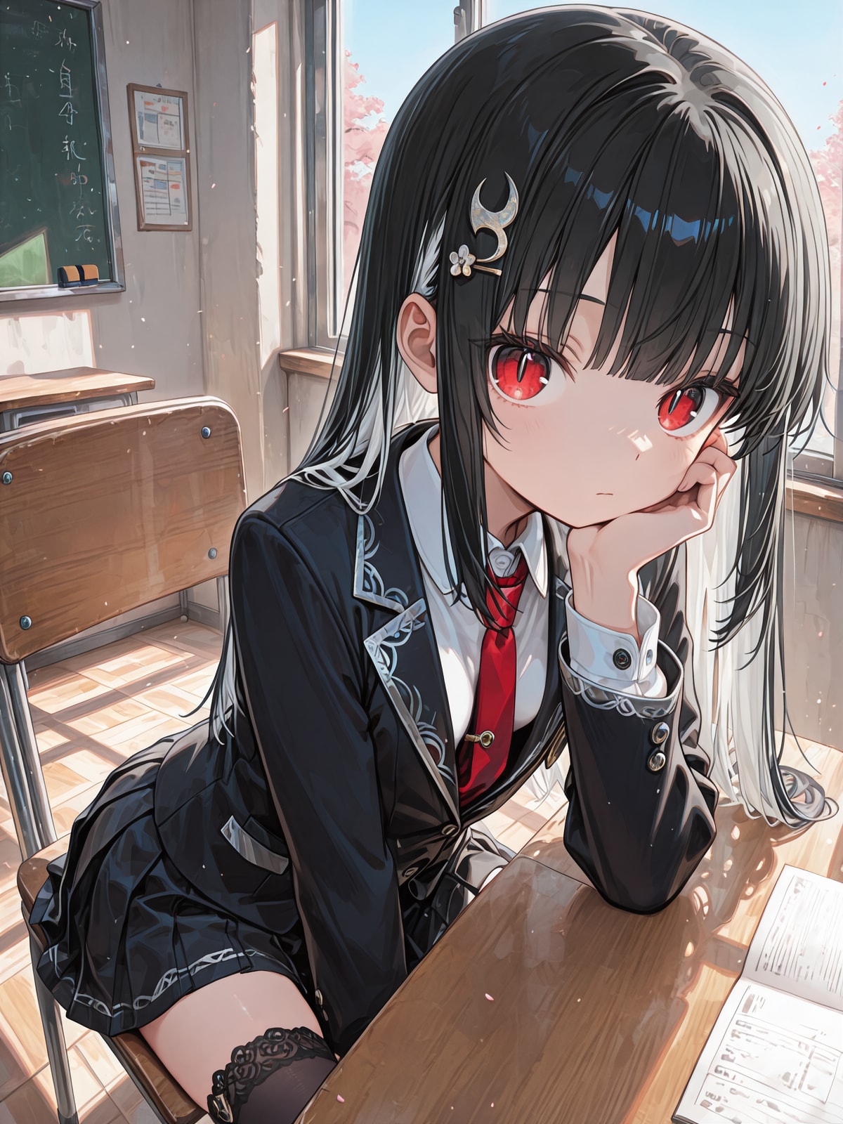 授業中の小さくなった桜佳ちゃん！