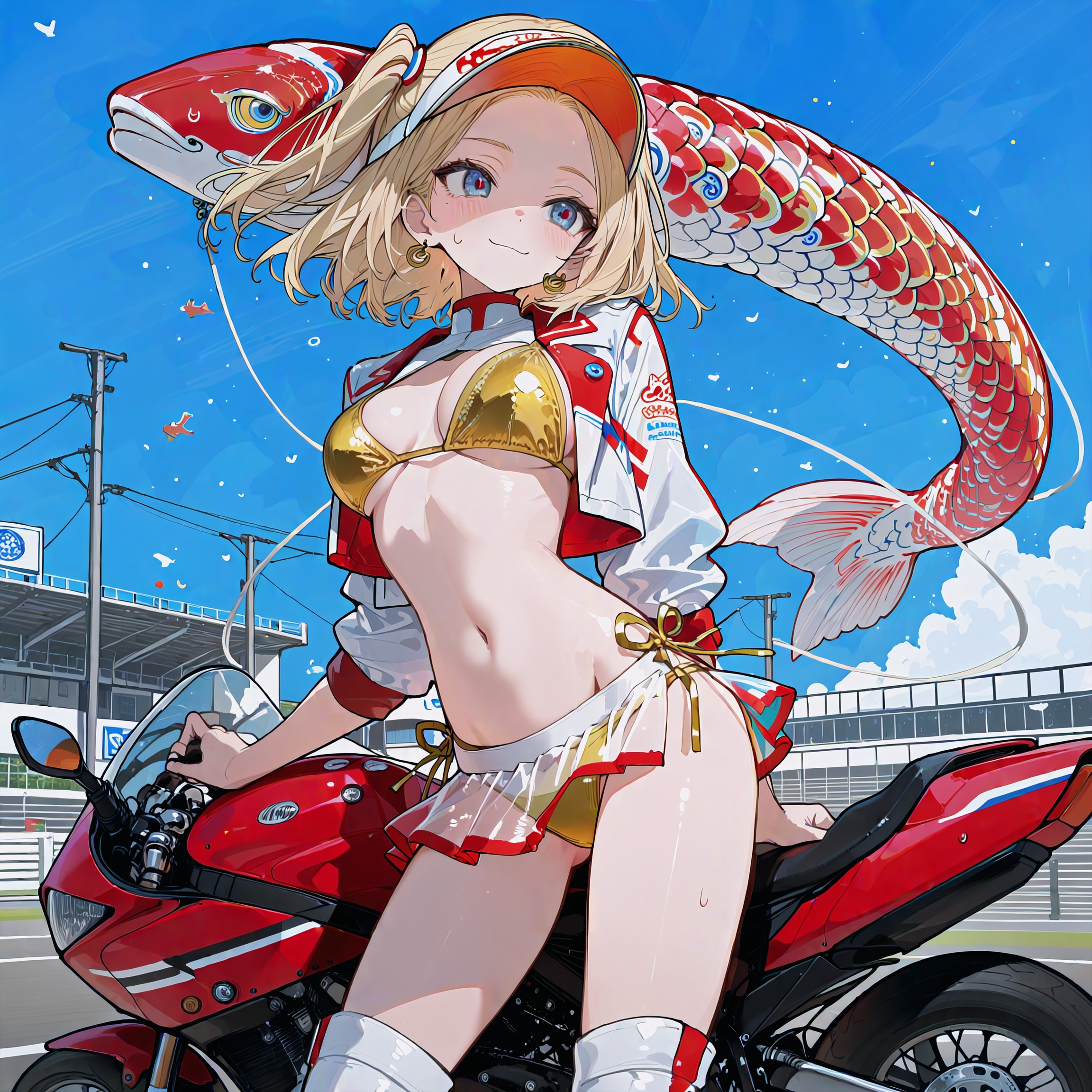 金ビキニレースクイーンこいのぼり