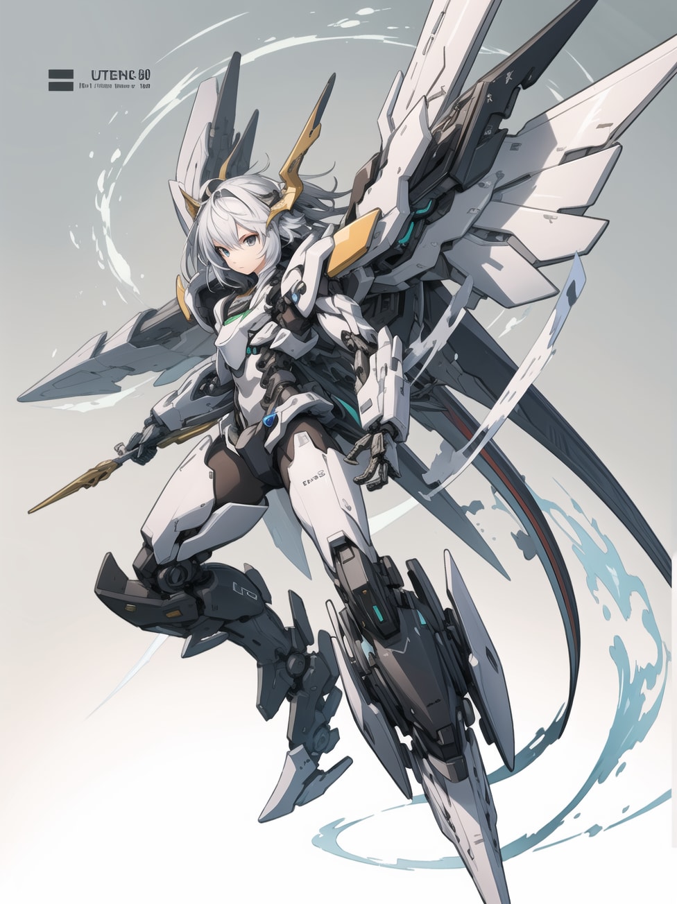 ドラゴン型　メカ娘