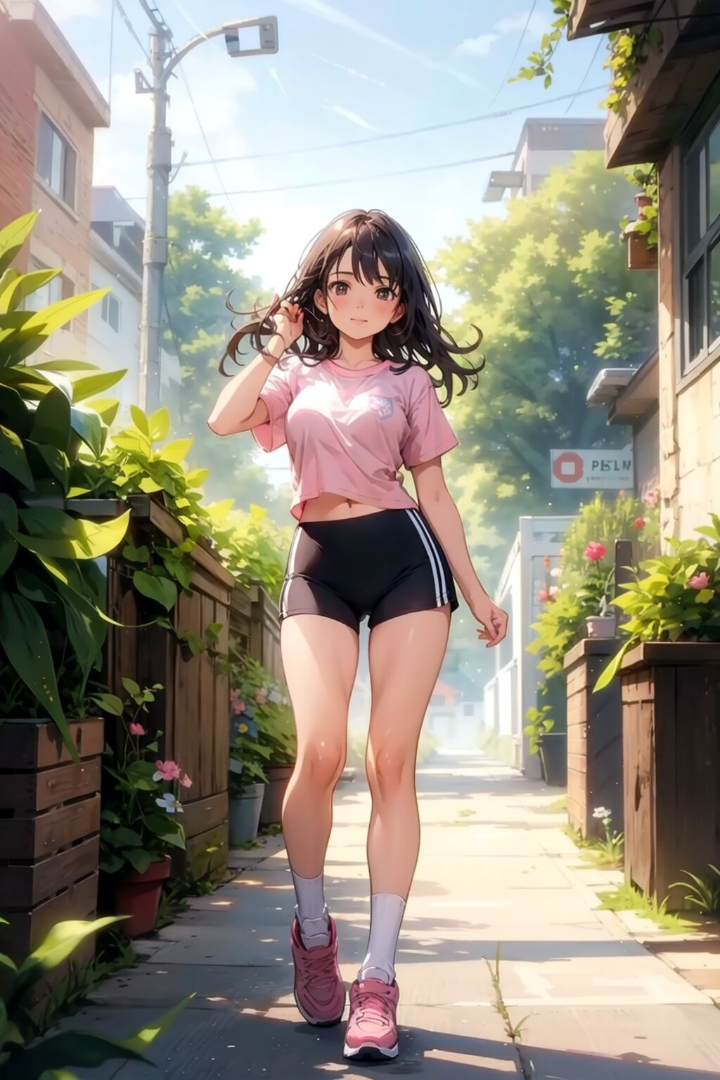 さぁ、麻のランニングに行きましょ！