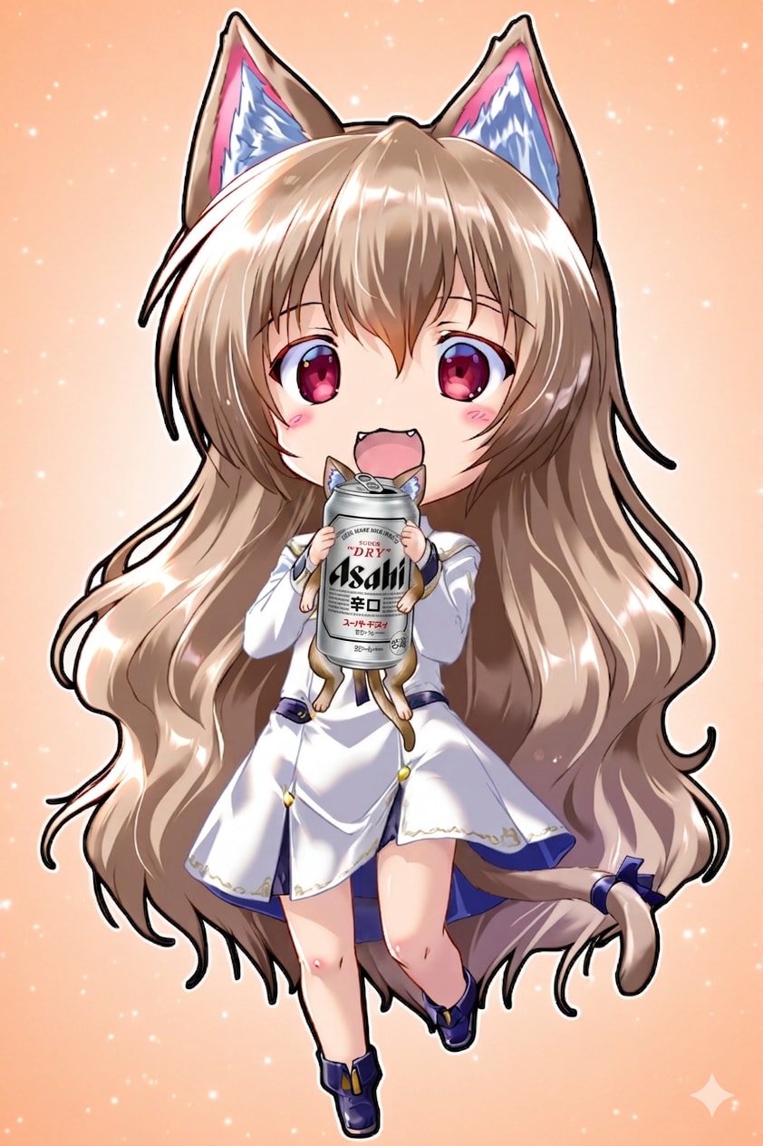 猫耳ビール缶を持っている女の子 | の人気AIイラスト・グラビア
