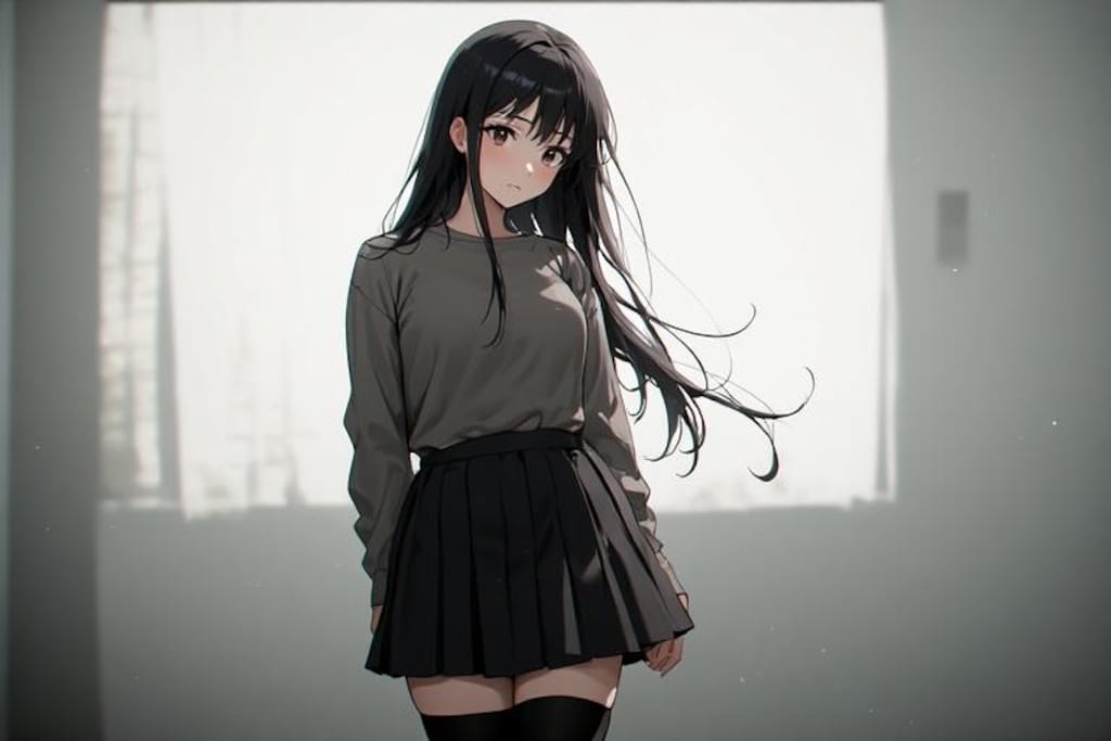 絶対領域（気づいてないver.）