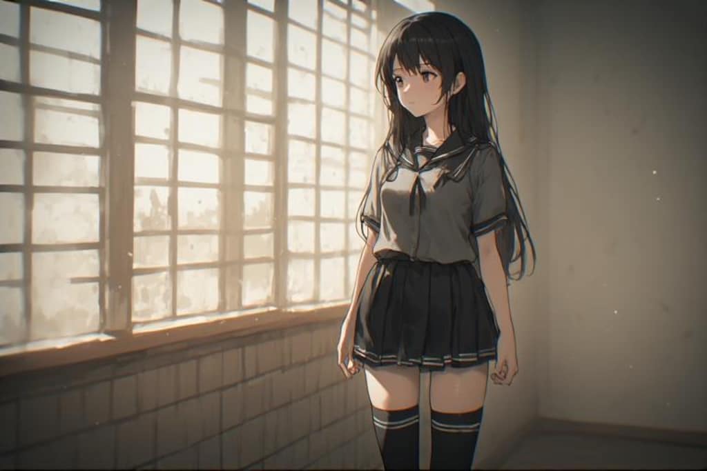 絶対領域（気づいてないver.）