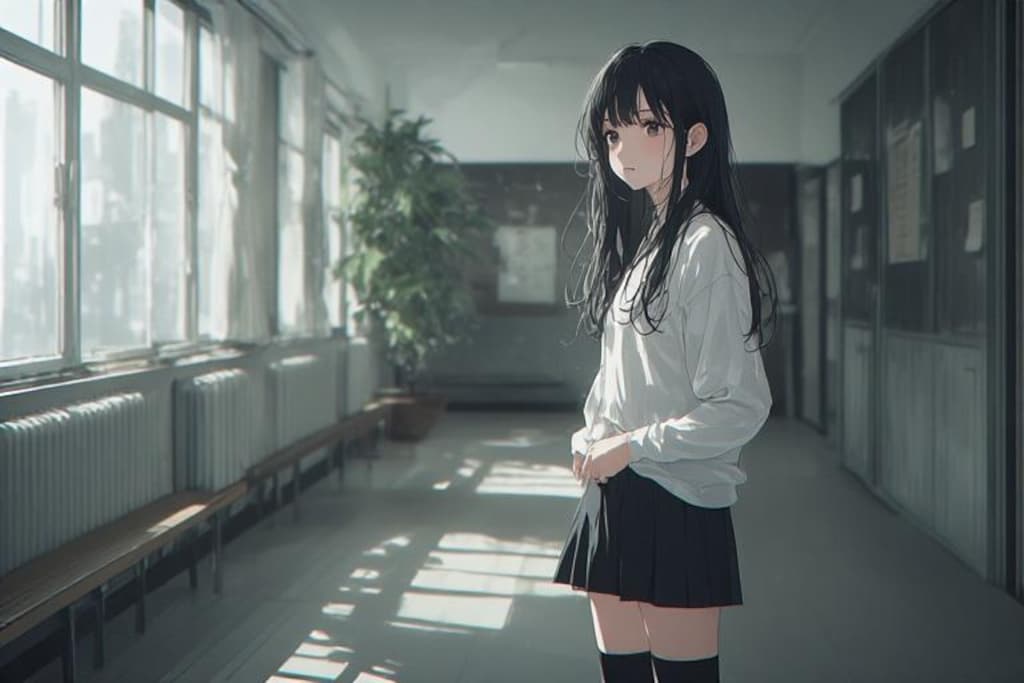 絶対領域（気づいてないver.）