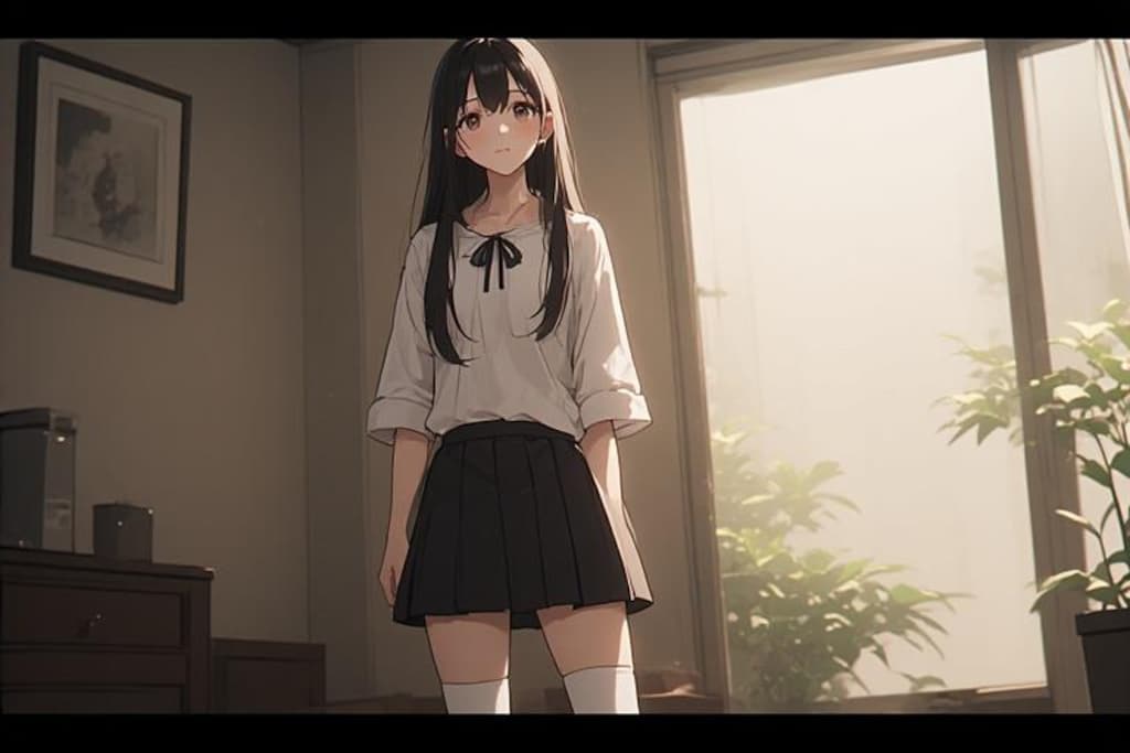 絶対領域（気づいてないver.）