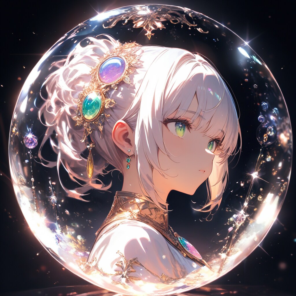 水晶に映る君 | の人気AIイラスト・グラビア