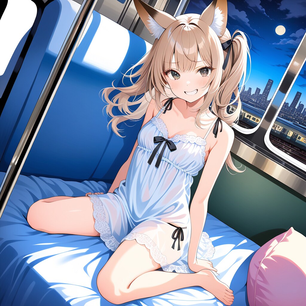 寝台車と狐娘・三女