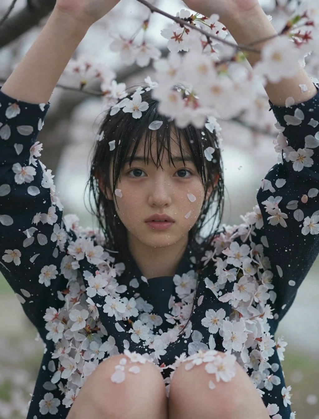 季節外れの桜まみれ