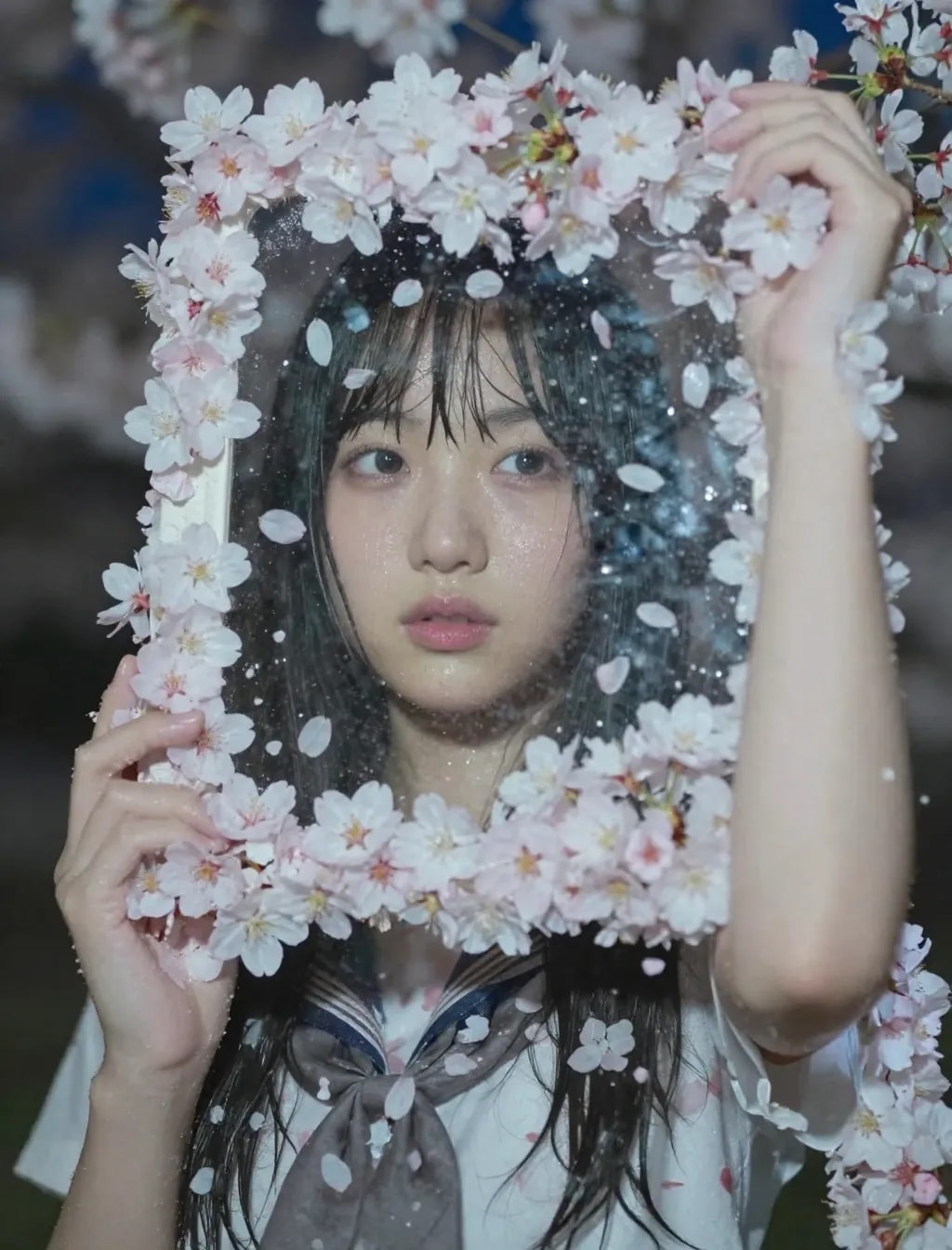 季節外れの桜まみれ