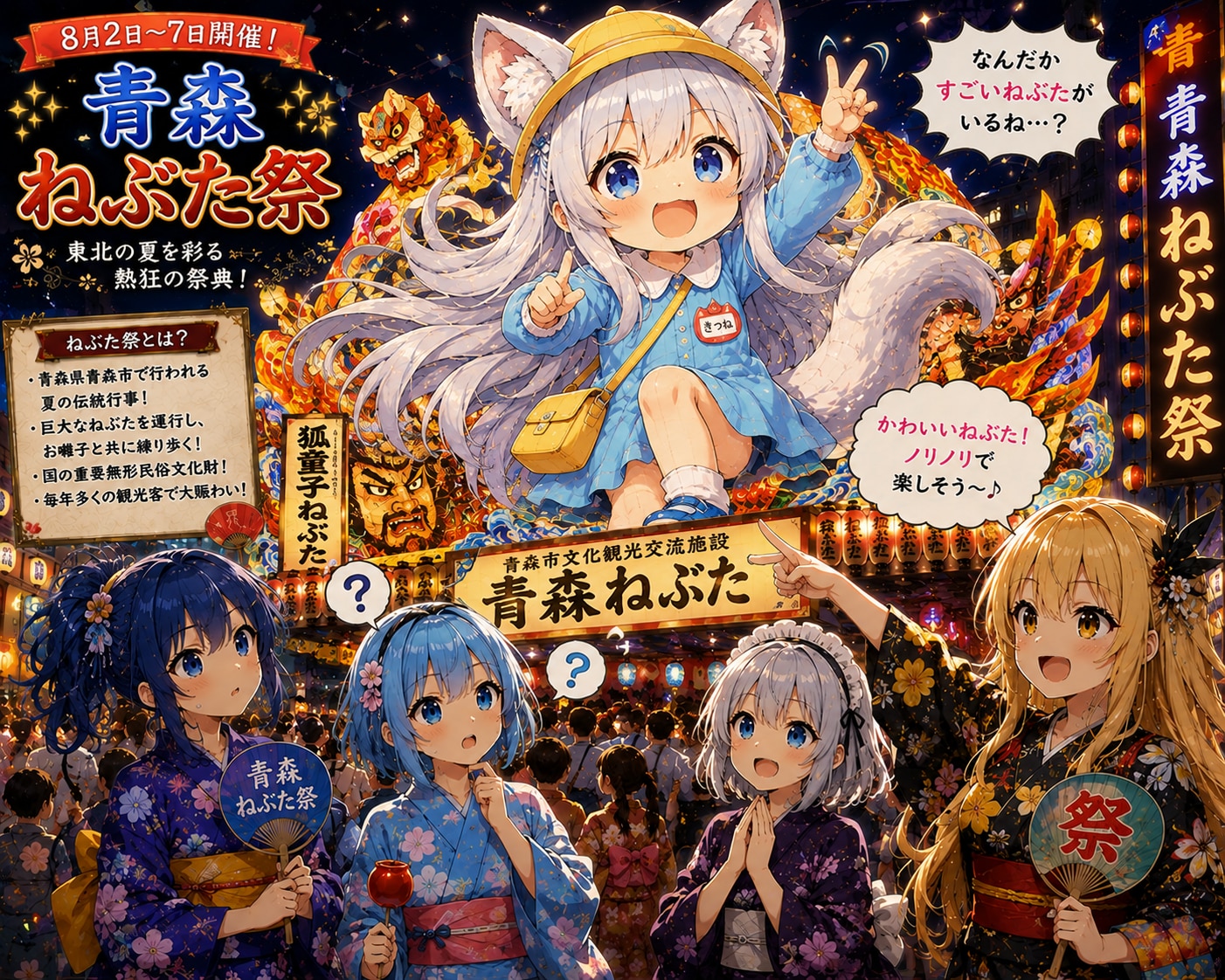 8月2日は青森ねぶたの開始日