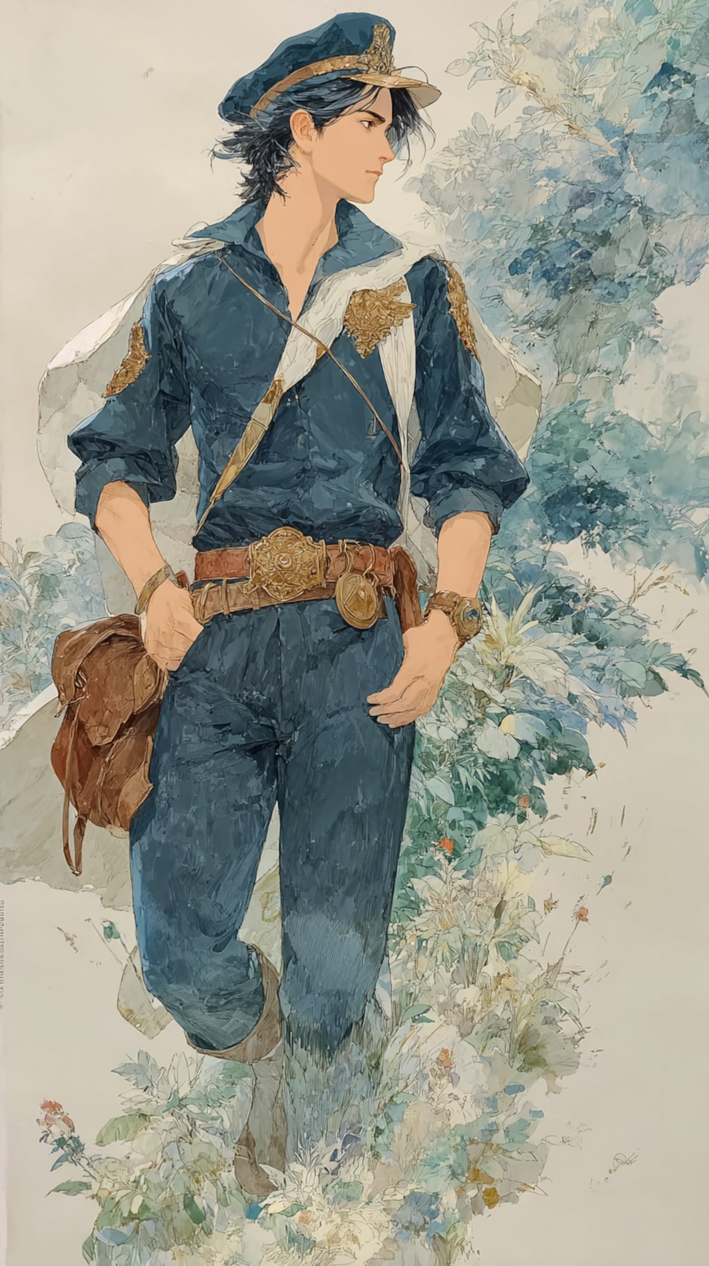 警察官スケッチ