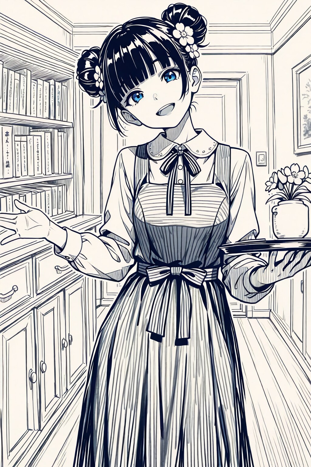 かおるのおだんごちゃんスケッチ２５ | の人気AIイラスト・グラビア