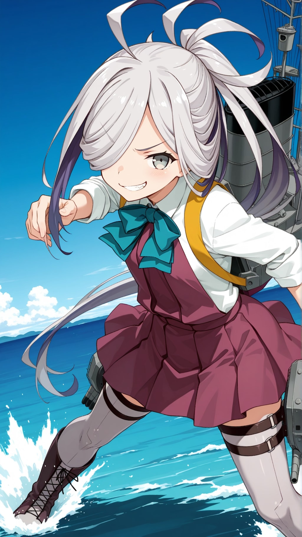 島風＆朝霜＆沖波 進水日おめでとう