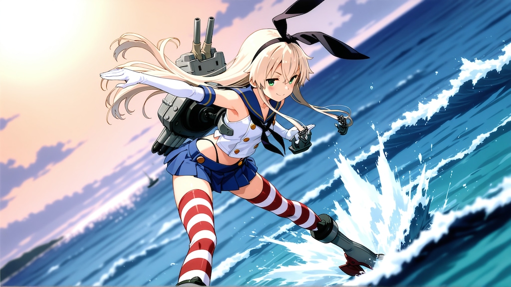 島風＆朝霜＆沖波 進水日おめでとう