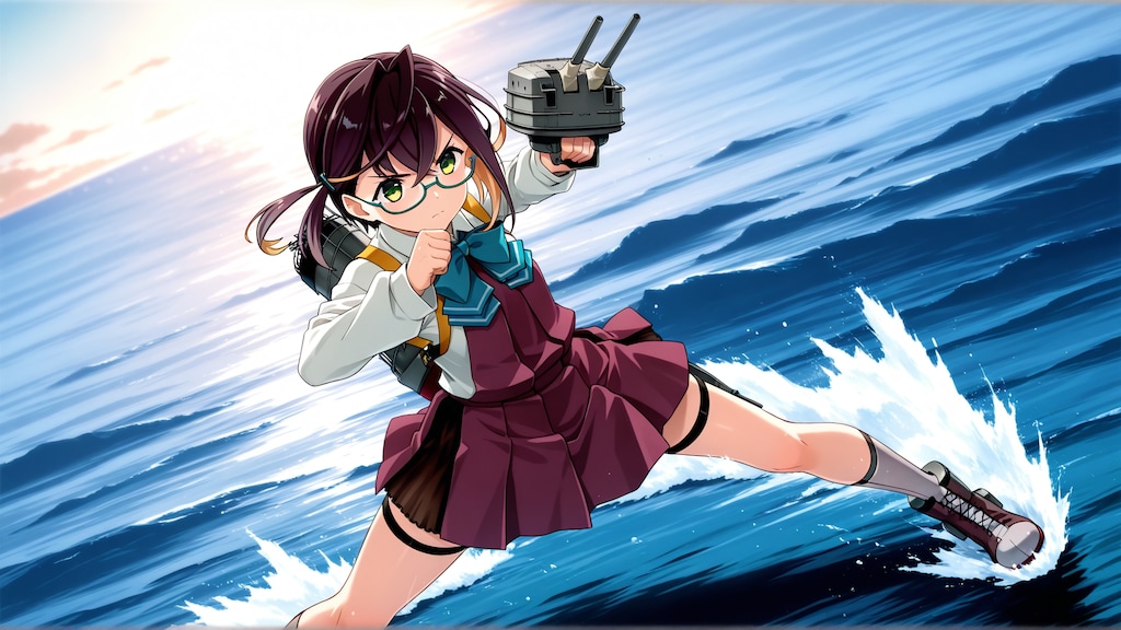 島風＆朝霜＆沖波 進水日おめでとう