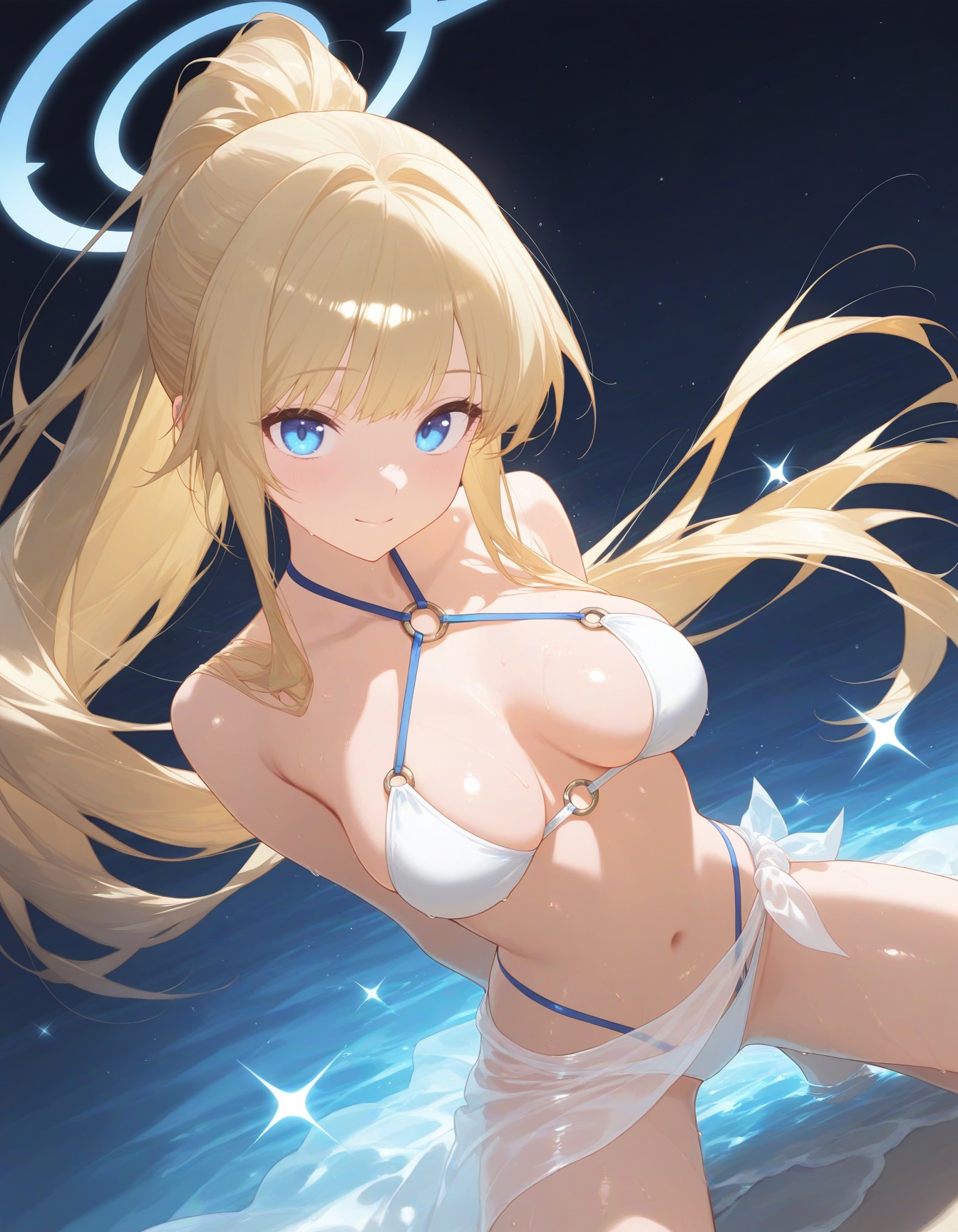 てんしと水着