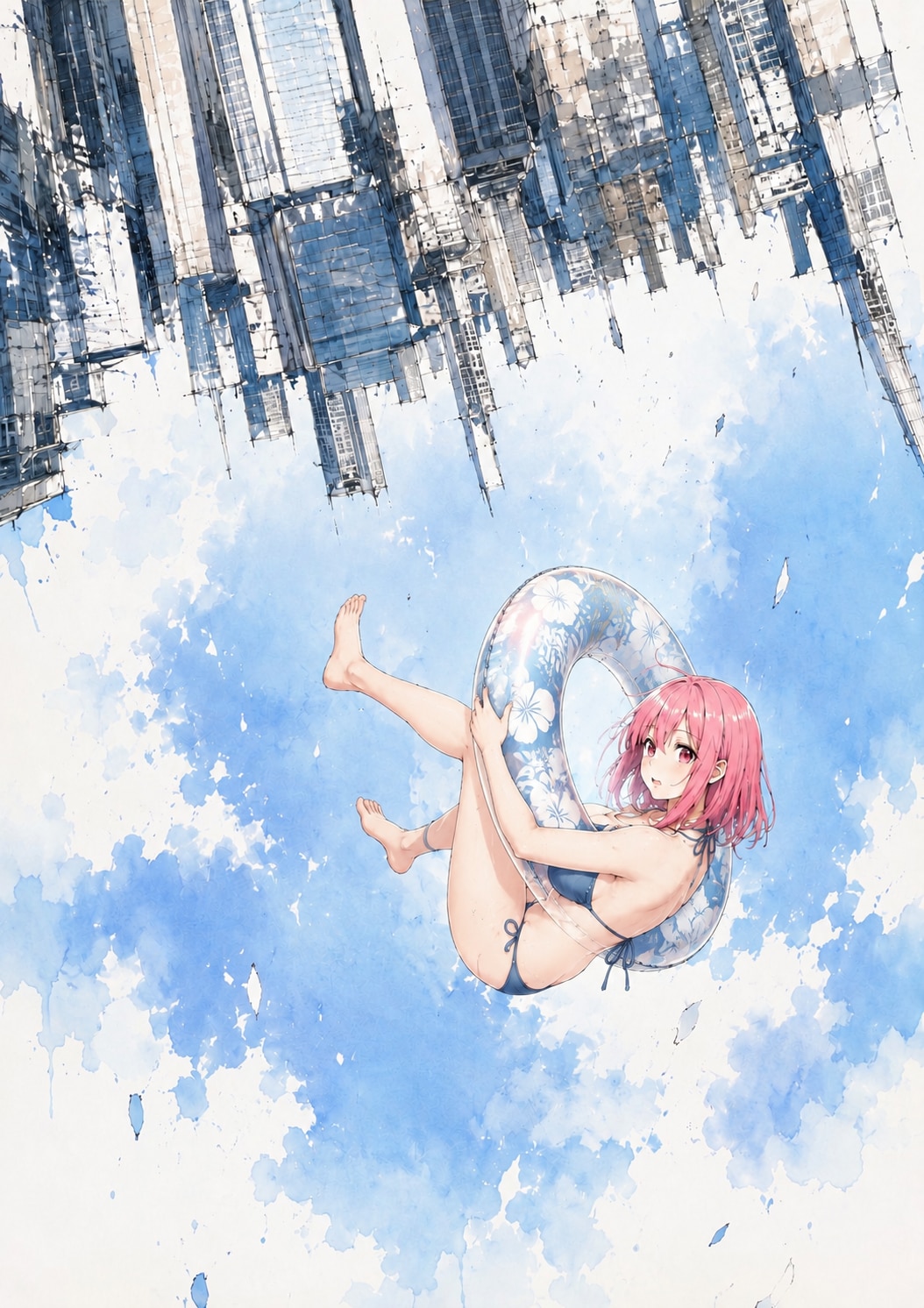 浮き輪ってすっごい