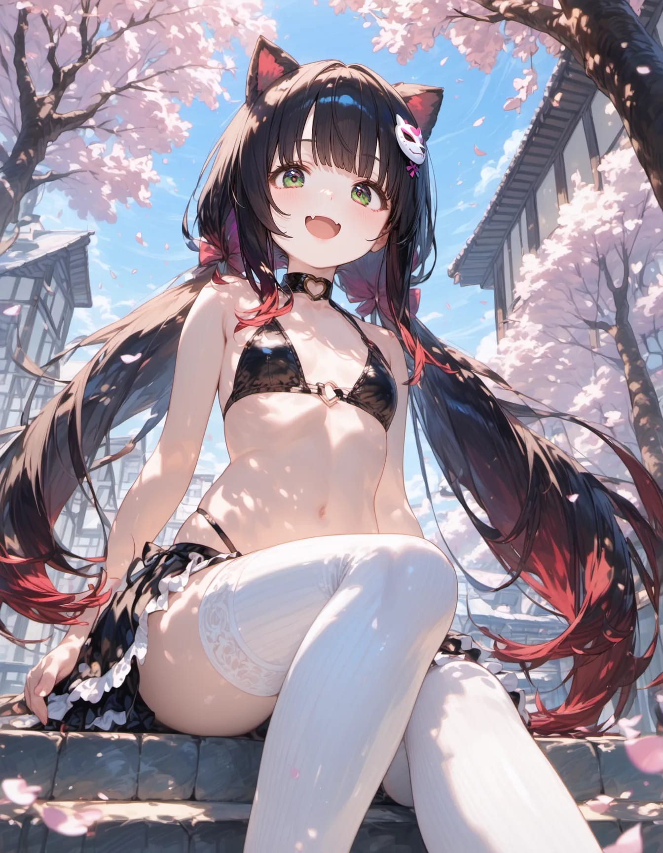 Cherry Blossom Mischief