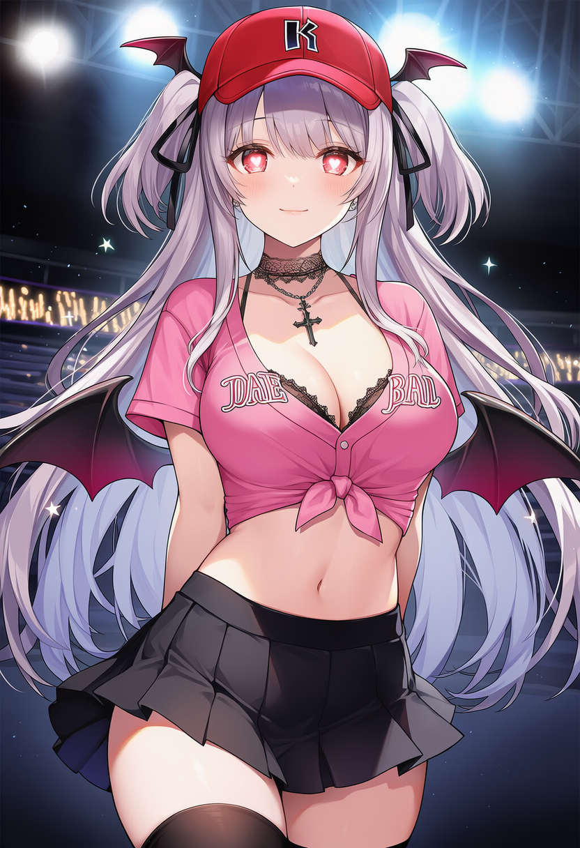 野球帽の悪魔 | の人気AIイラスト・グラビア