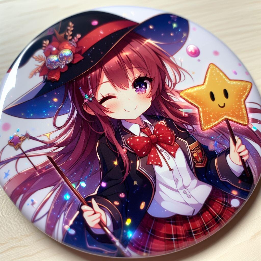 星加ちゃん缶バッジ化！