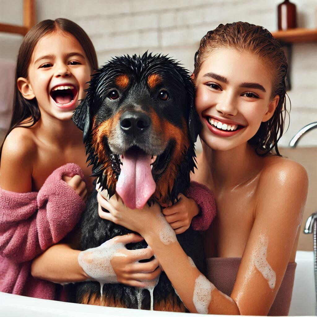 犬のシャンプー