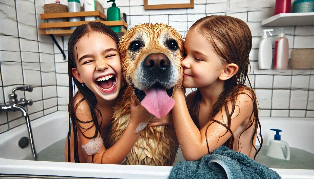 犬のシャンプー