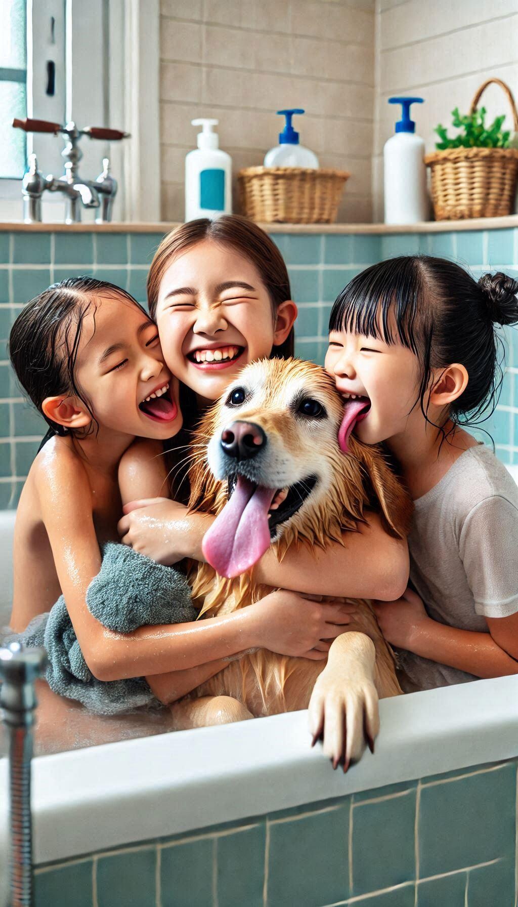 犬のシャンプー