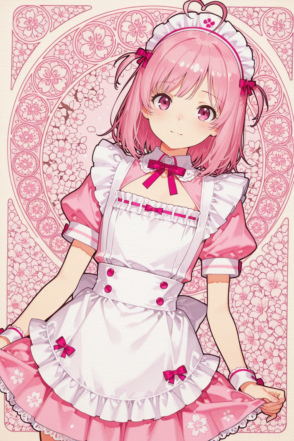 メイド服 | の人気AIイラスト・グラビア