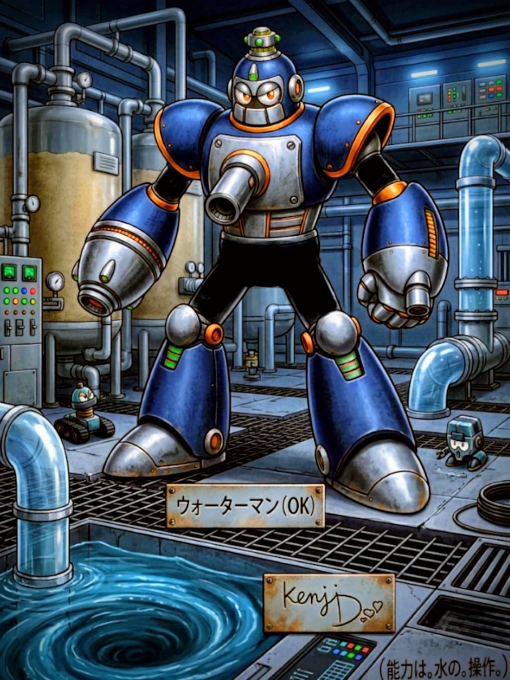 Dr.ケイオスの、　　　　　　　　　　オリジナルナンバーズロボット。