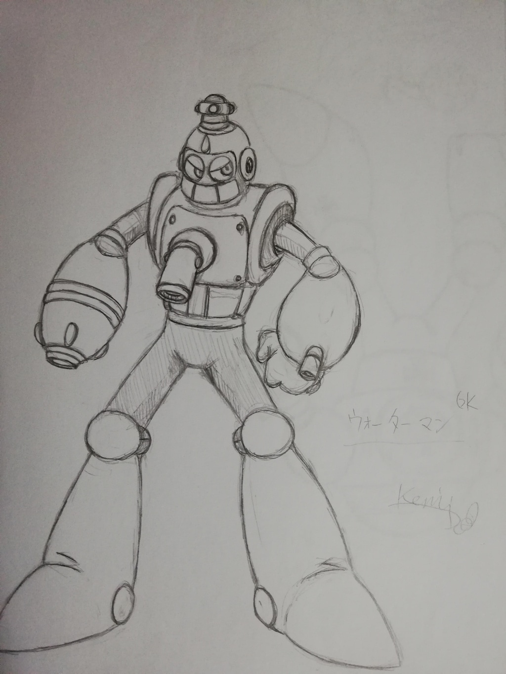 Dr.ケイオスの、　　　　　　　　　　オリジナルナンバーズロボット。