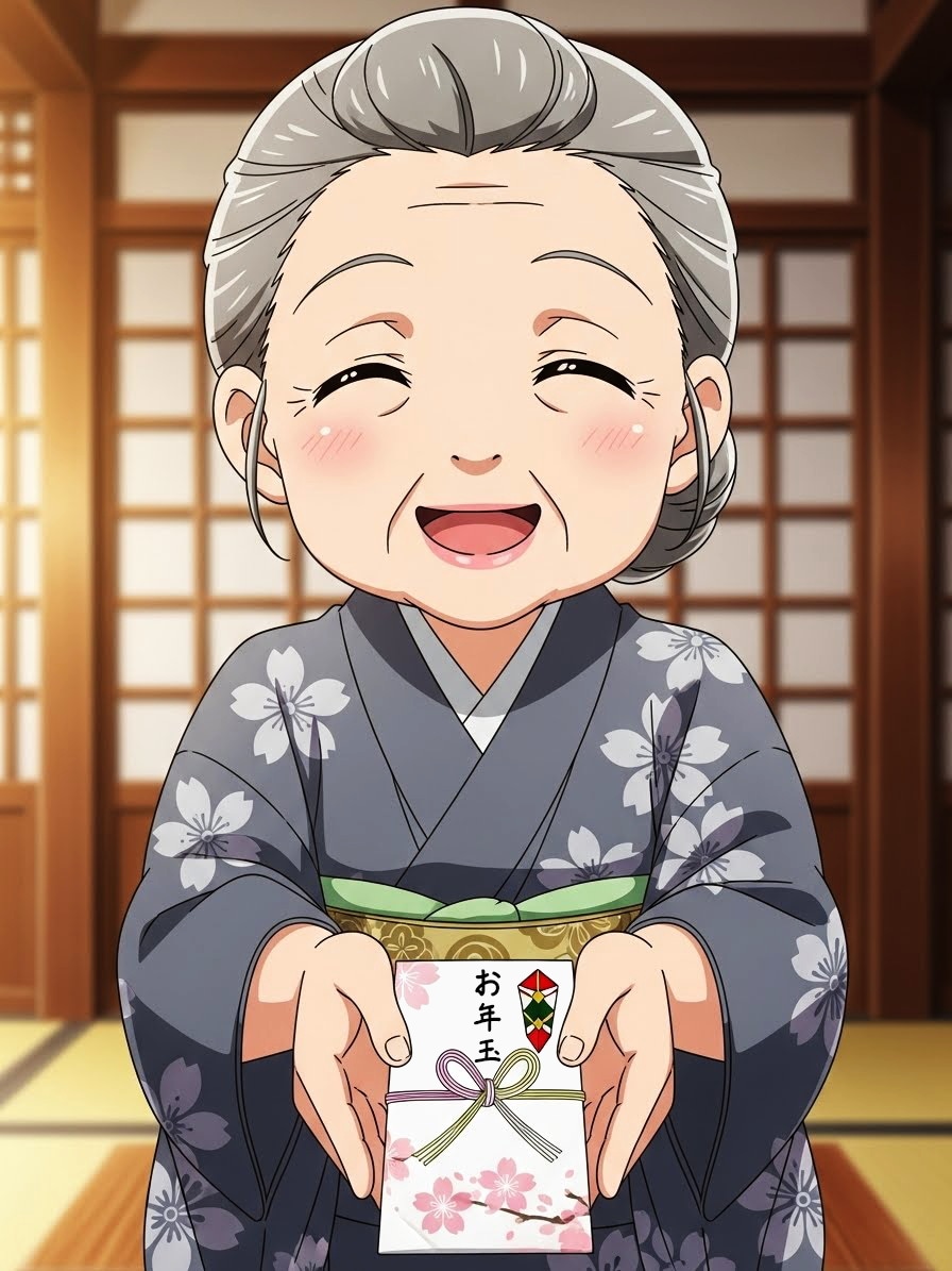 はい、お年玉(^^) | の人気AIイラスト・グラビア